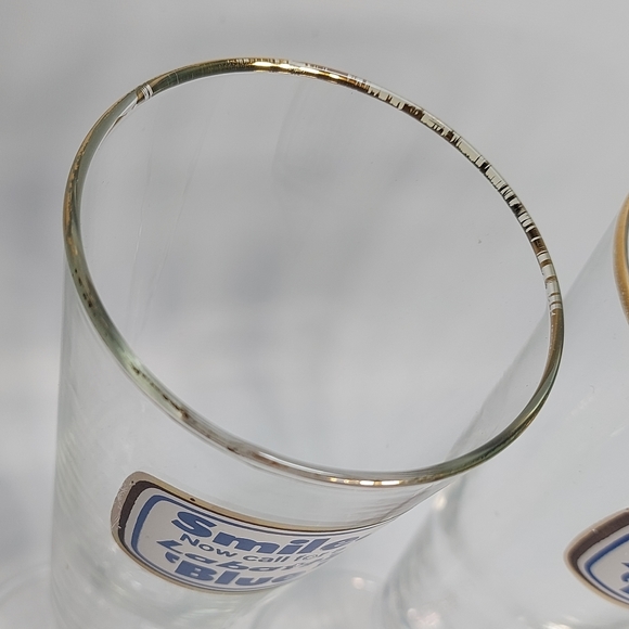 Canadian Labatt Blue Biere Pilsener Beer Pilsner Glass, Set of 2 - Picture 4 of 8